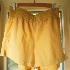 Old Navy Yellow Athletic Shorts Lightweight and Comfortable